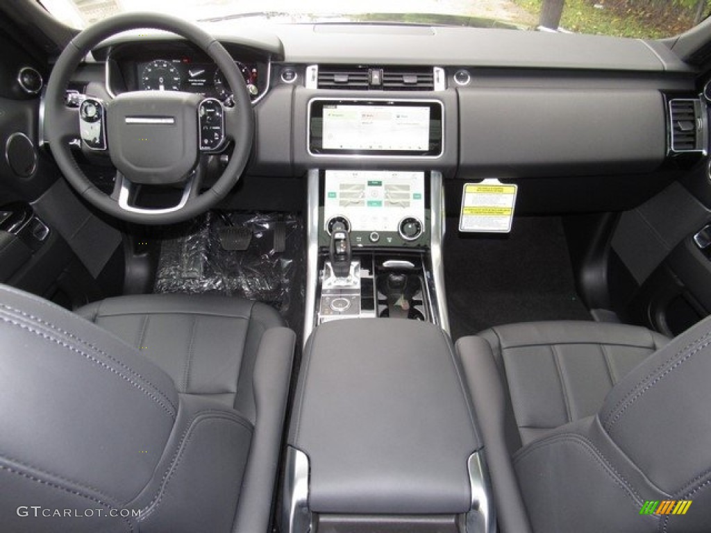 2019 Land Rover Range Rover Sport HSE Ebony/Ebony Dashboard Photo #130272347