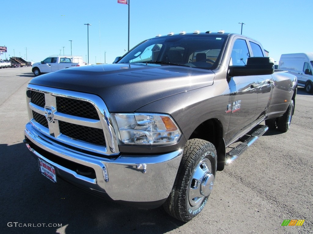 2017 3500 Tradesman Crew Cab 4x4 Dual Rear Wheel - Maximum Steel Metallic / Black/Diesel Gray photo #1