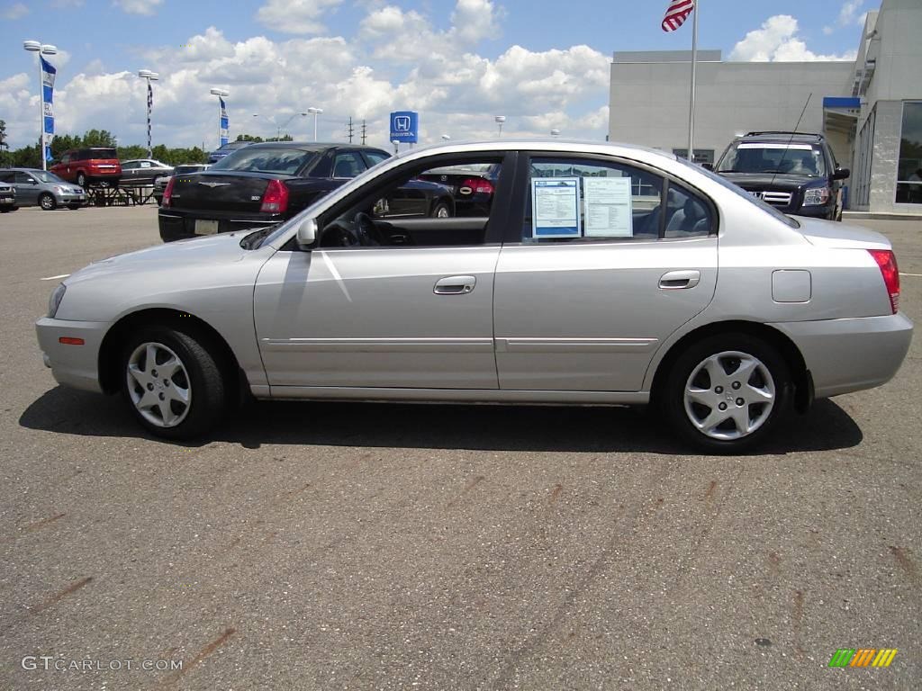 2006 Elantra GLS Sedan - Sterling Silver / Gray photo #2