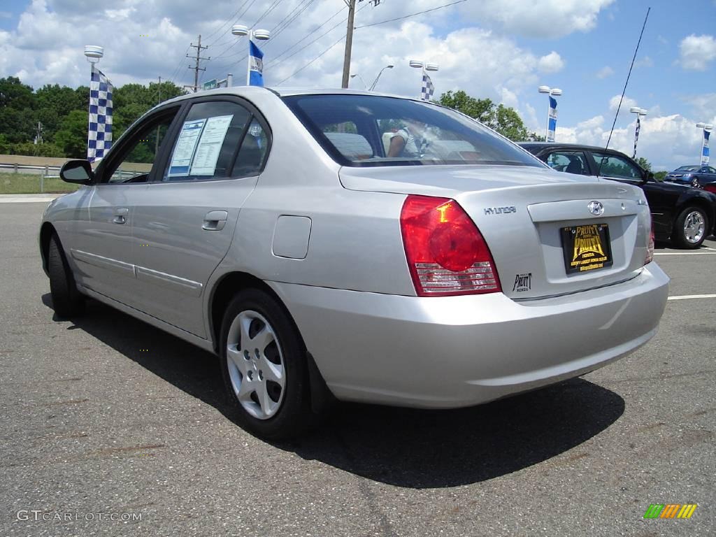 2006 Elantra GLS Sedan - Sterling Silver / Gray photo #3