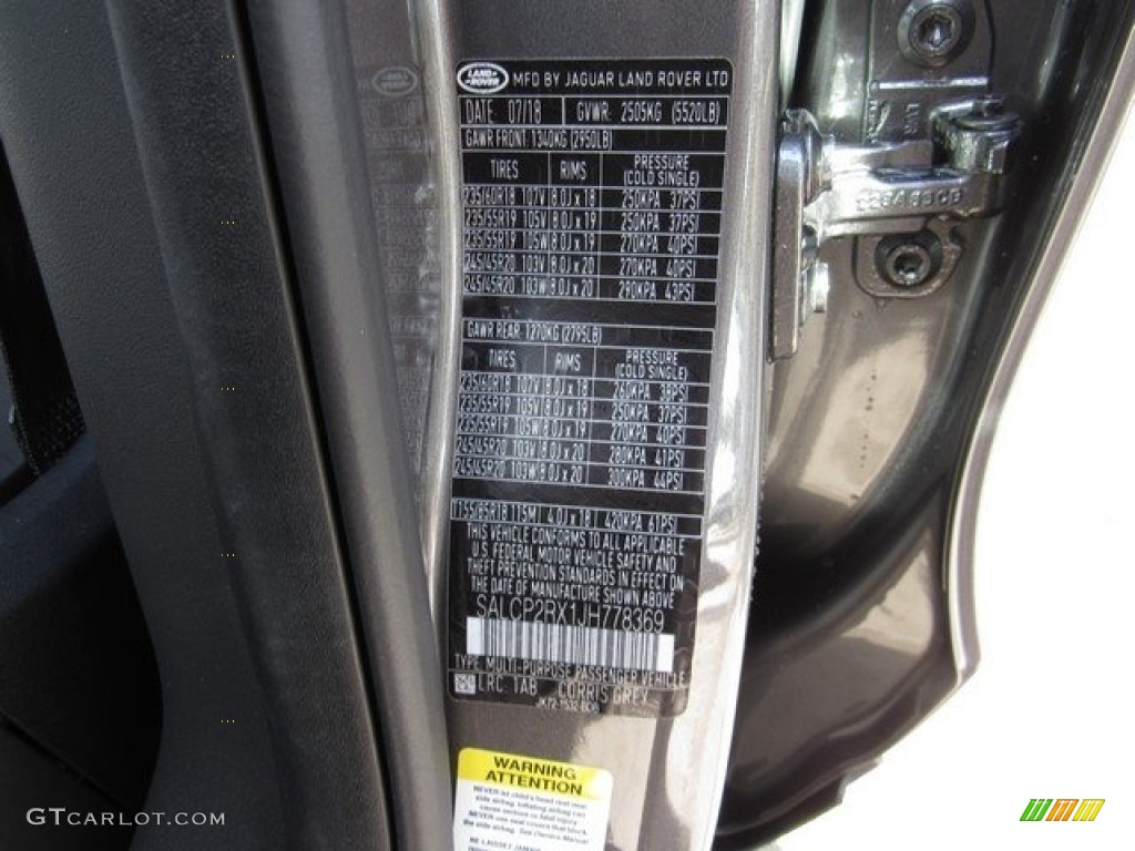 2018 Discovery Sport SE - Corris Grey Metallic / Ebony photo #36