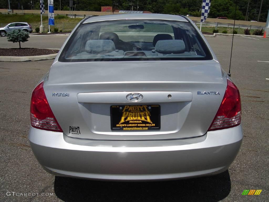 2006 Elantra GLS Sedan - Sterling Silver / Gray photo #4