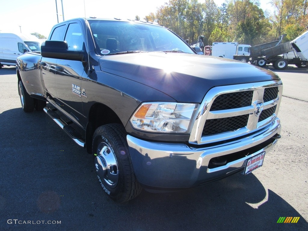 2017 3500 Tradesman Crew Cab 4x4 Dual Rear Wheel - Maximum Steel Metallic / Black/Diesel Gray photo #51