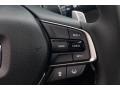 2018 Honda Accord Black Interior Steering Wheel Photo