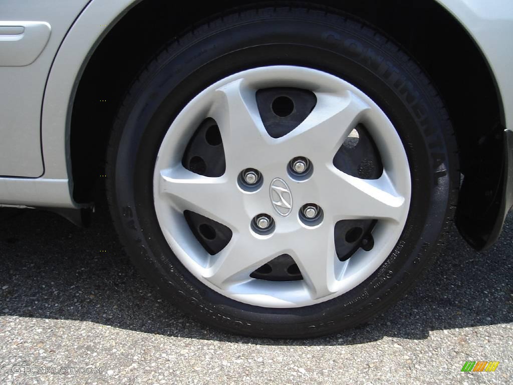 2006 Elantra GLS Sedan - Sterling Silver / Gray photo #11
