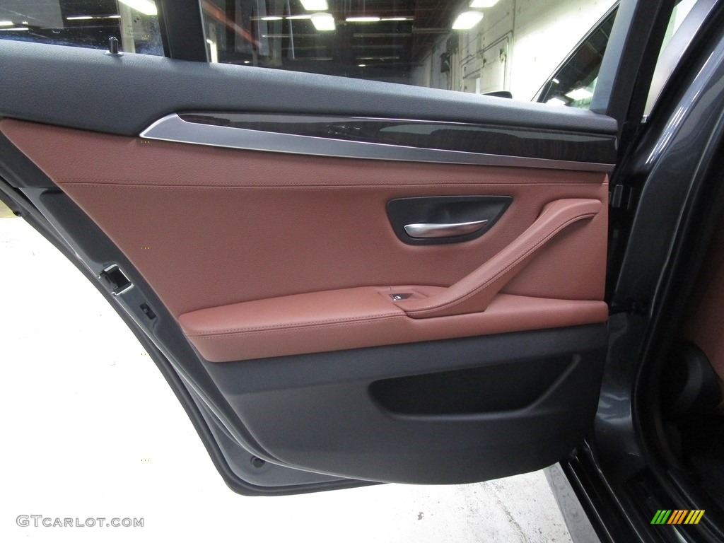 2016 5 Series 535i xDrive Sedan - Mineral Grey Metallic / BMW Individual Amaro Brown photo #10