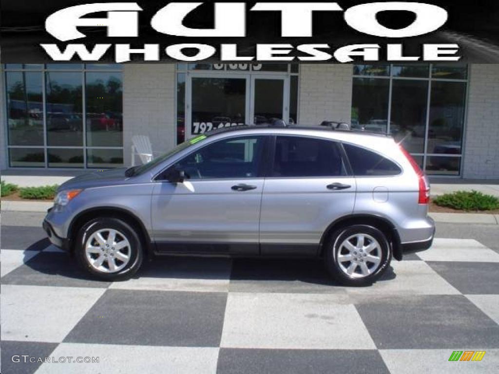 2007 CR-V EX 4WD - Whistler Silver Metallic / Gray photo #1