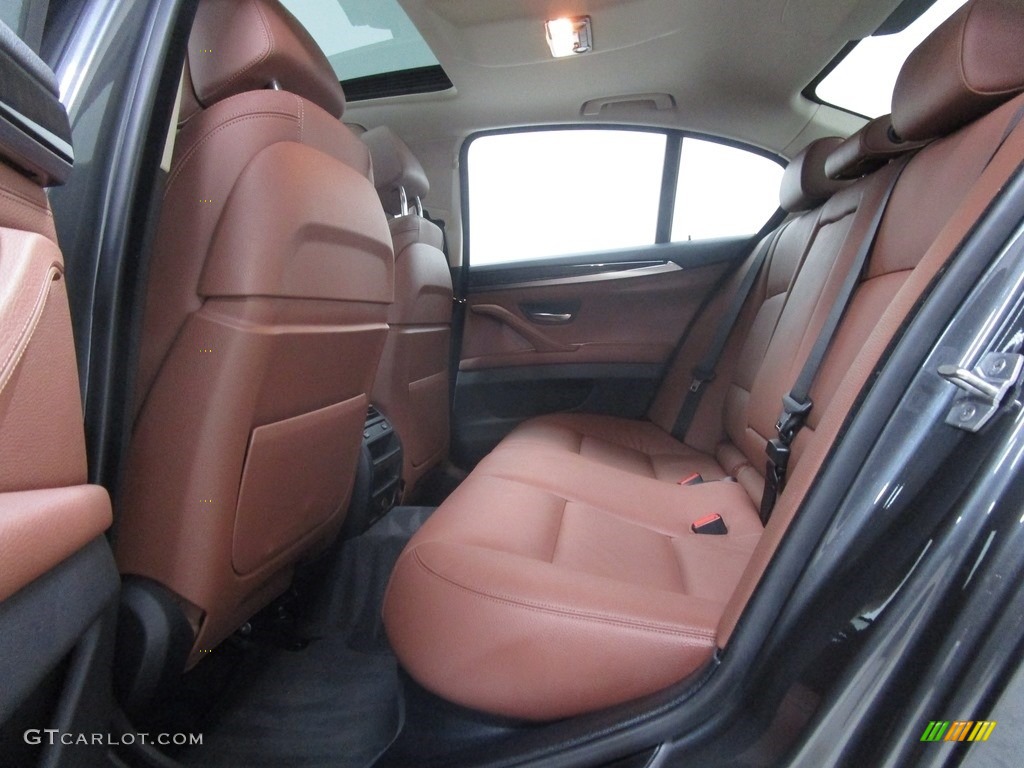 2016 5 Series 535i xDrive Sedan - Mineral Grey Metallic / BMW Individual Amaro Brown photo #12