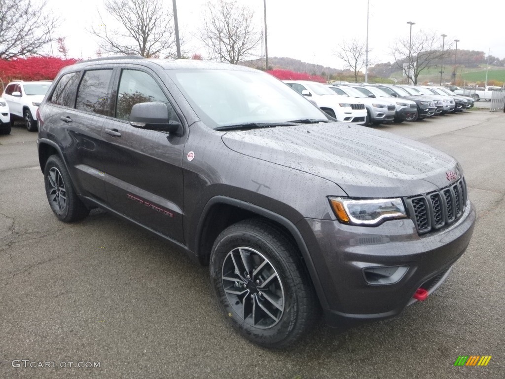 Granite Crystal Metallic 2019 Jeep Grand Cherokee Trailhawk 4x4 Exterior Photo #130282211