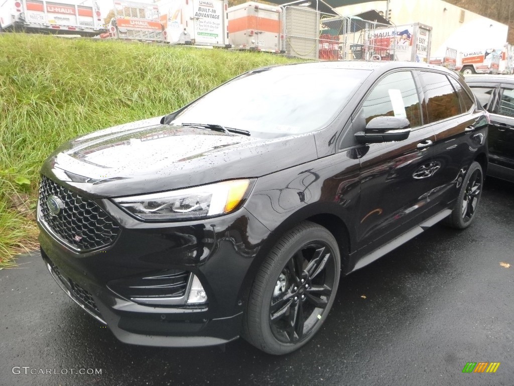 Agate Black 2019 Ford Edge ST AWD Exterior Photo #130283507