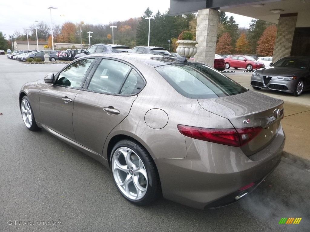 2019 Giulia Ti Sport AWD - Imola Titanium Metallic / Black photo #4