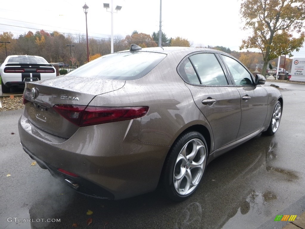 2019 Giulia Ti Sport AWD - Imola Titanium Metallic / Black photo #8