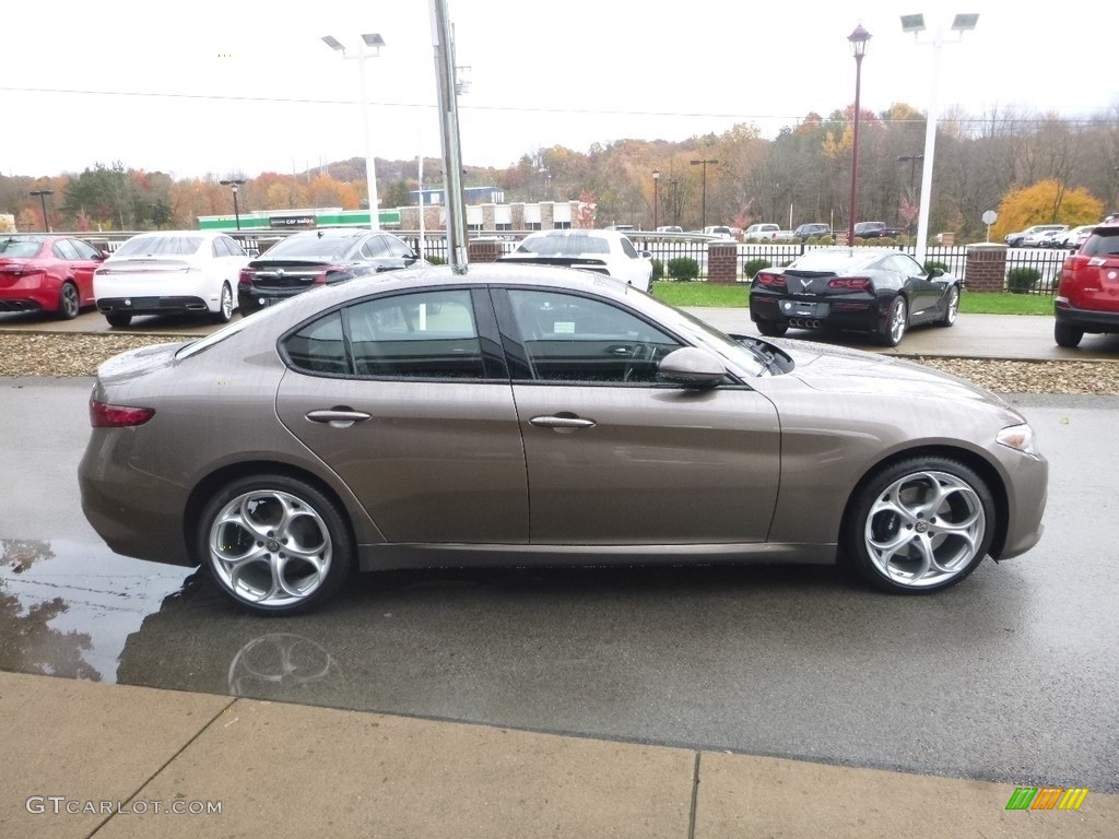 2019 Giulia Ti Sport AWD - Imola Titanium Metallic / Black photo #9