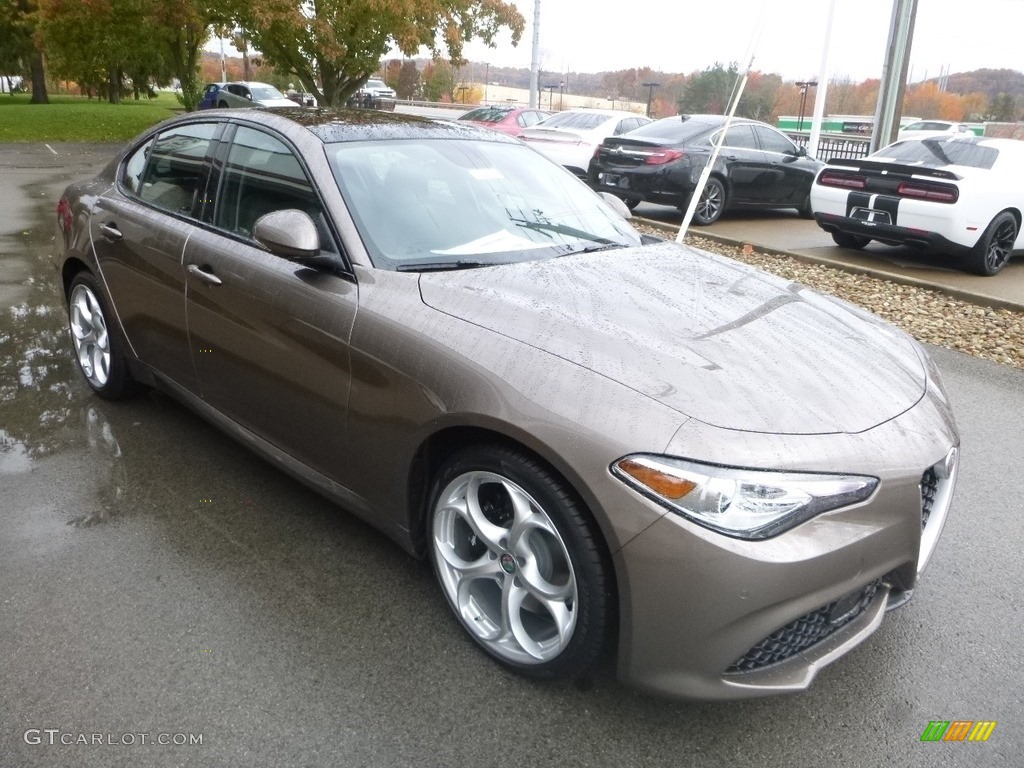Imola Titanium Metallic 2019 Alfa Romeo Giulia Ti Sport AWD Exterior Photo #130284137