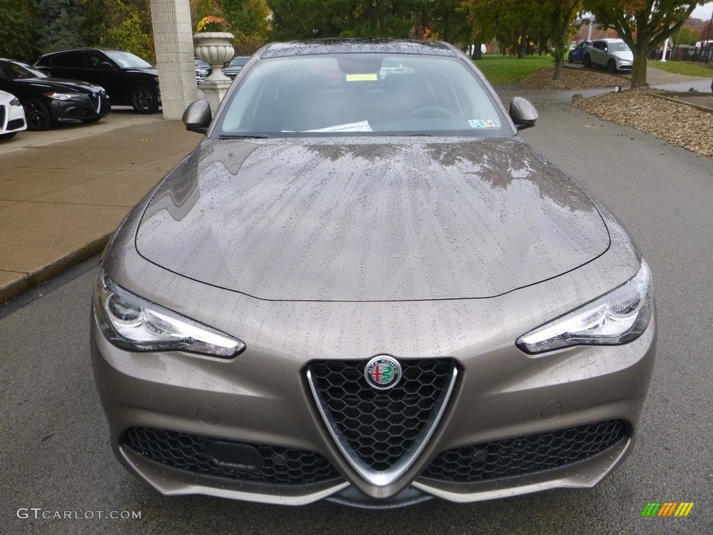 2019 Giulia Ti Sport AWD - Imola Titanium Metallic / Black photo #12