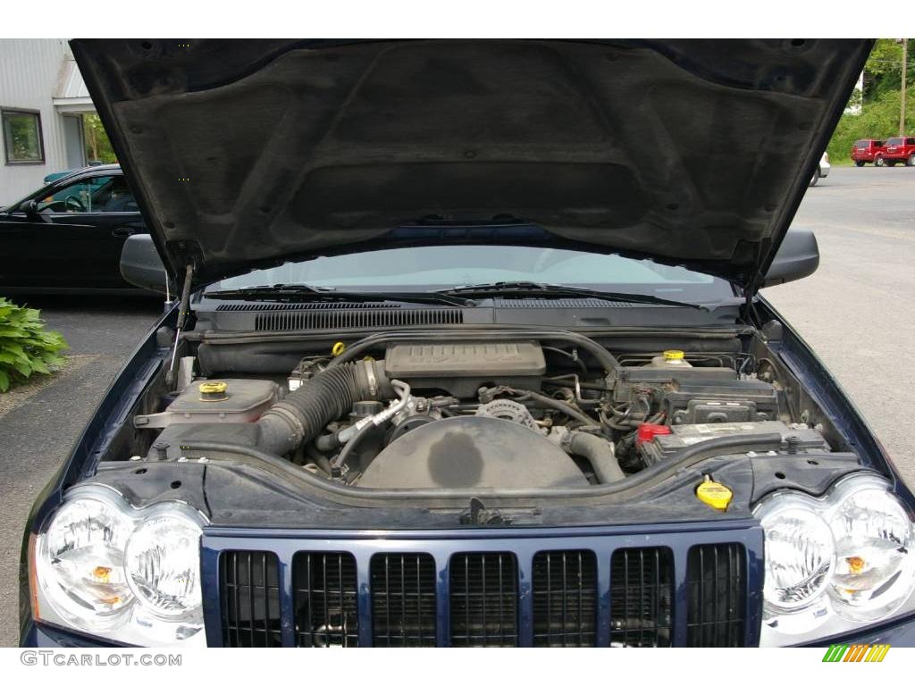 2005 Grand Cherokee Laredo 4x4 - Midnight Blue Pearl / Medium Slate Gray photo #14
