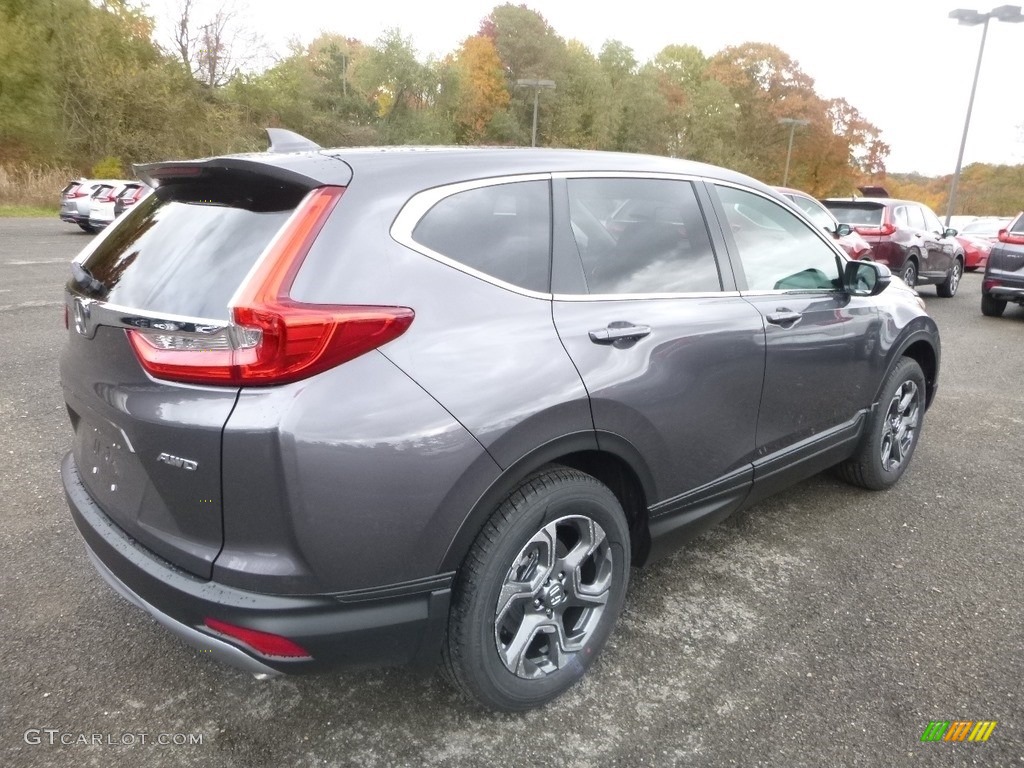 2018 CR-V EX AWD - Gunmetal Metallic / Gray photo #4