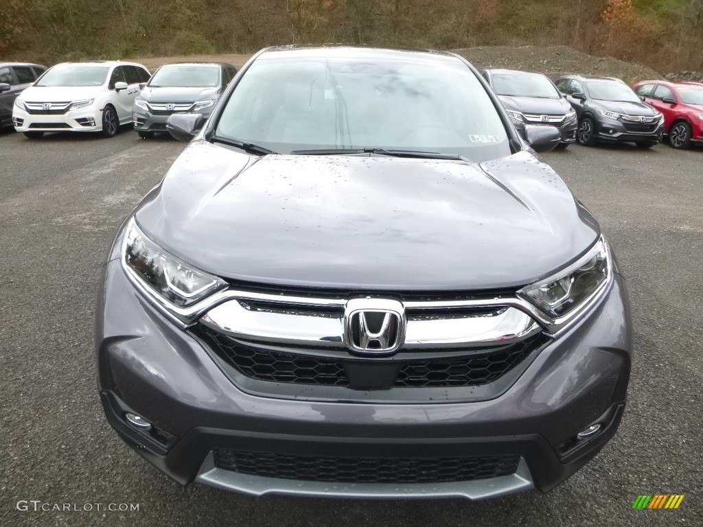 2018 CR-V EX AWD - Gunmetal Metallic / Gray photo #6