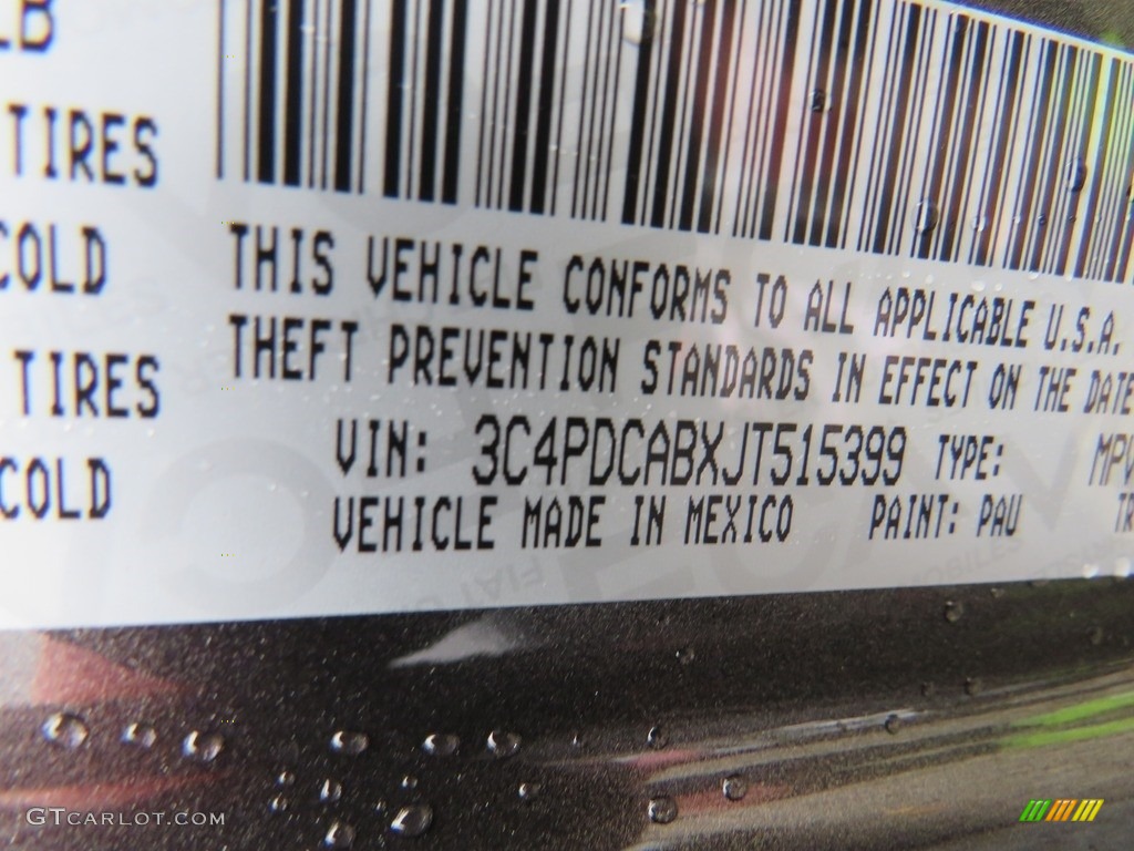 2018 Journey SE - Bruiser Grey / Black photo #40