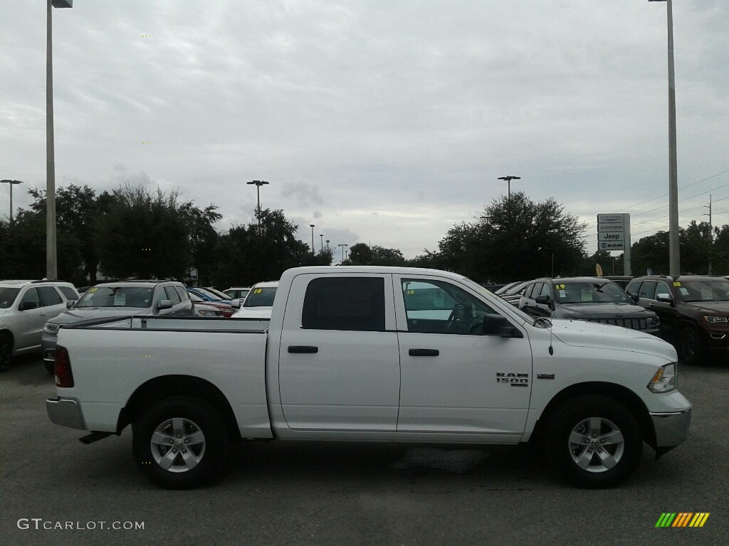 2019 1500 Classic Tradesman Crew Cab 4x4 - Bright White / Black/Diesel Gray photo #6