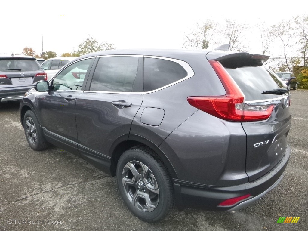 2018 CR-V EX AWD - Gunmetal Metallic / Black photo #2