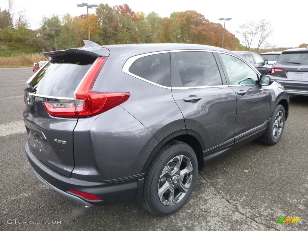 2018 CR-V EX AWD - Gunmetal Metallic / Black photo #4