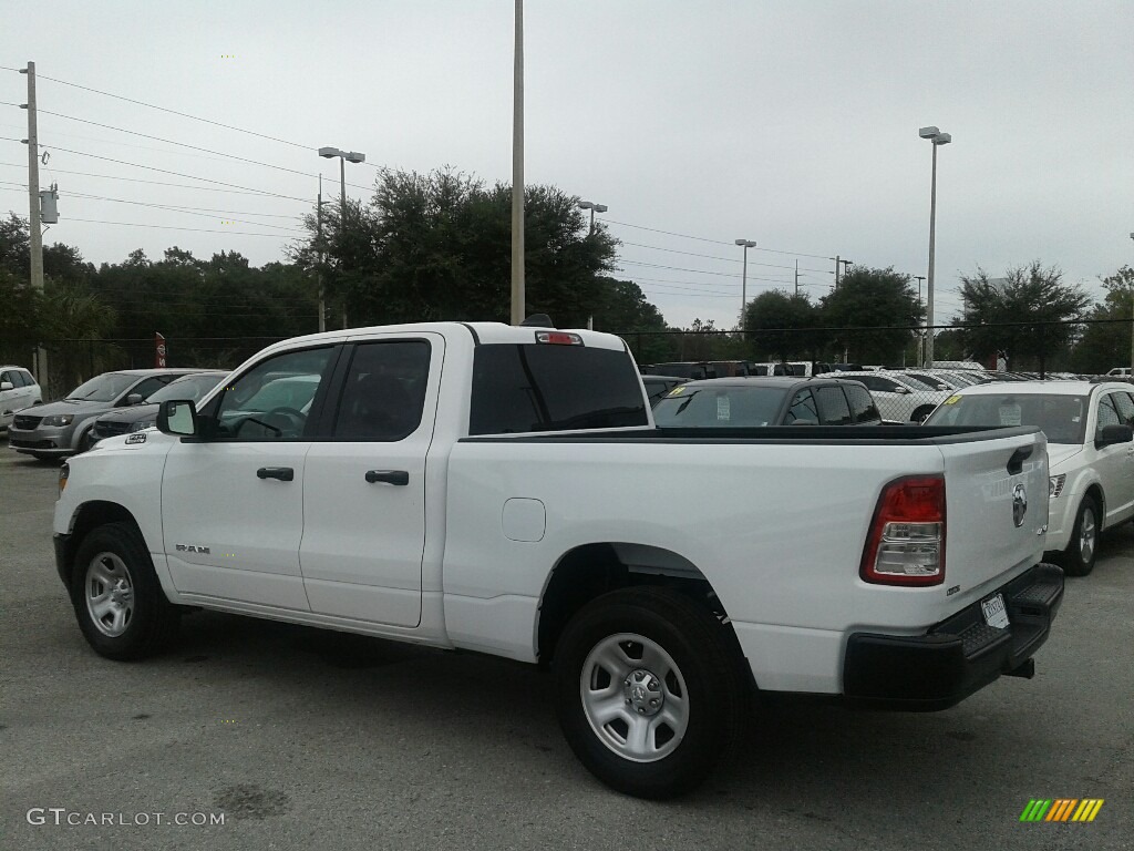 2019 1500 Tradesman Quad Cab 4x4 - Bright White / Black/Diesel Gray photo #3