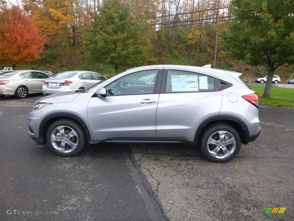 Lunar Silver Metallic 2019 Honda HR-V LX AWD Exterior Photo #130287659