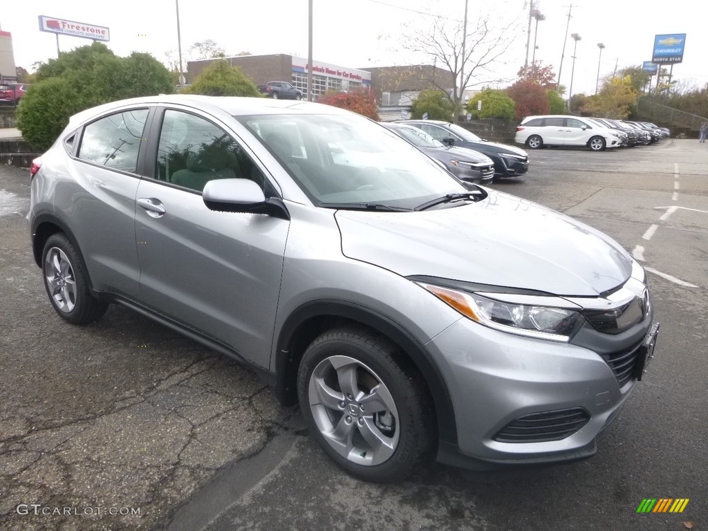 Lunar Silver Metallic 2019 Honda HR-V LX AWD Exterior Photo #130287770
