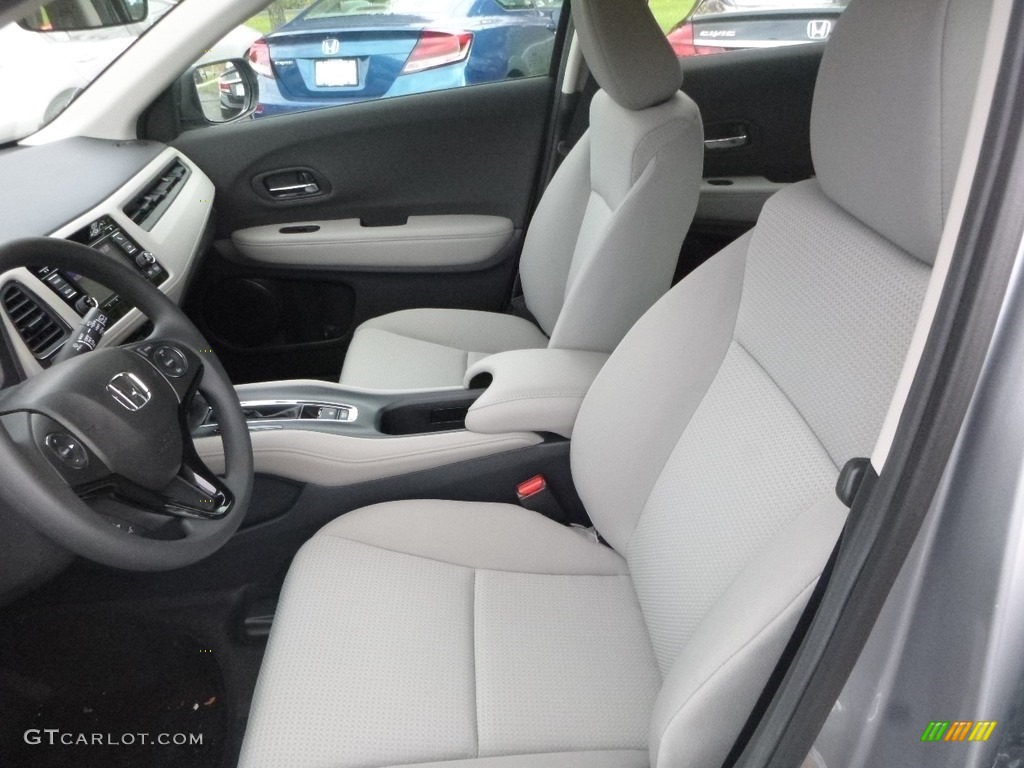 Gray Interior 2019 Honda HR-V LX AWD Photo #130287839