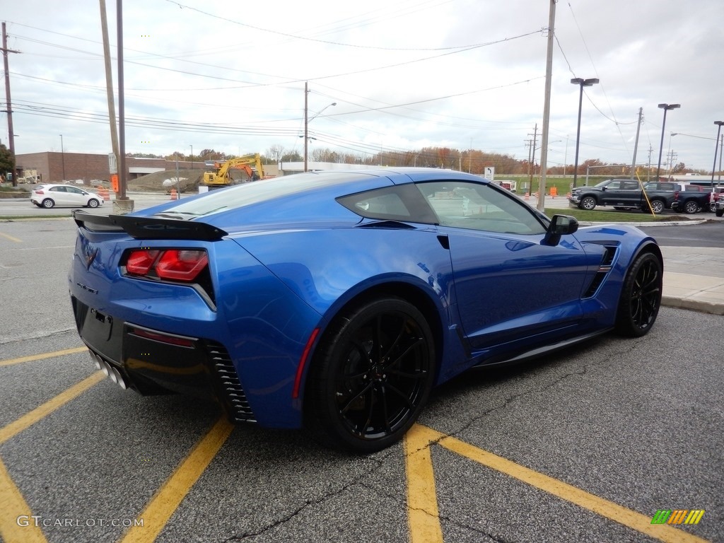 2019 Corvette Grand Sport Coupe - Elkhart Lake Blue Metallic / Black photo #4