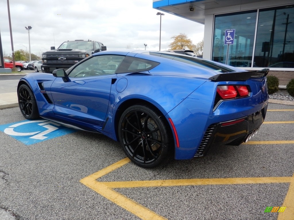 2019 Corvette Grand Sport Coupe - Elkhart Lake Blue Metallic / Black photo #5