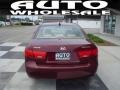 2009 Dark Cherry Red Hyundai Sonata GLS  photo #3