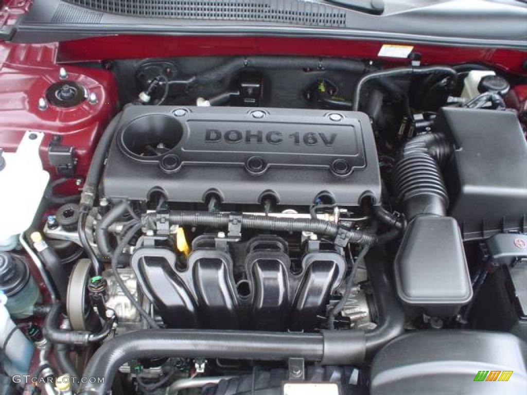 2009 Sonata GLS - Dark Cherry Red / Camel photo #6