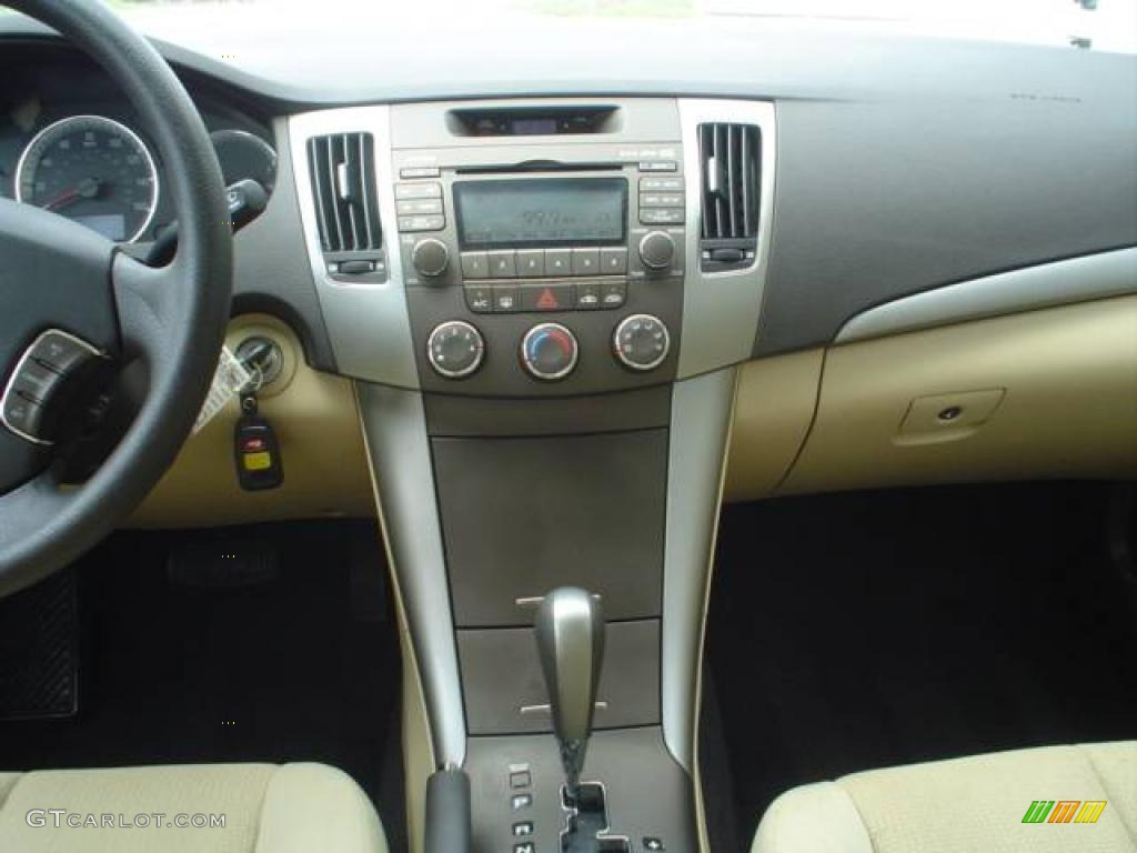 2009 Sonata GLS - Dark Cherry Red / Camel photo #7