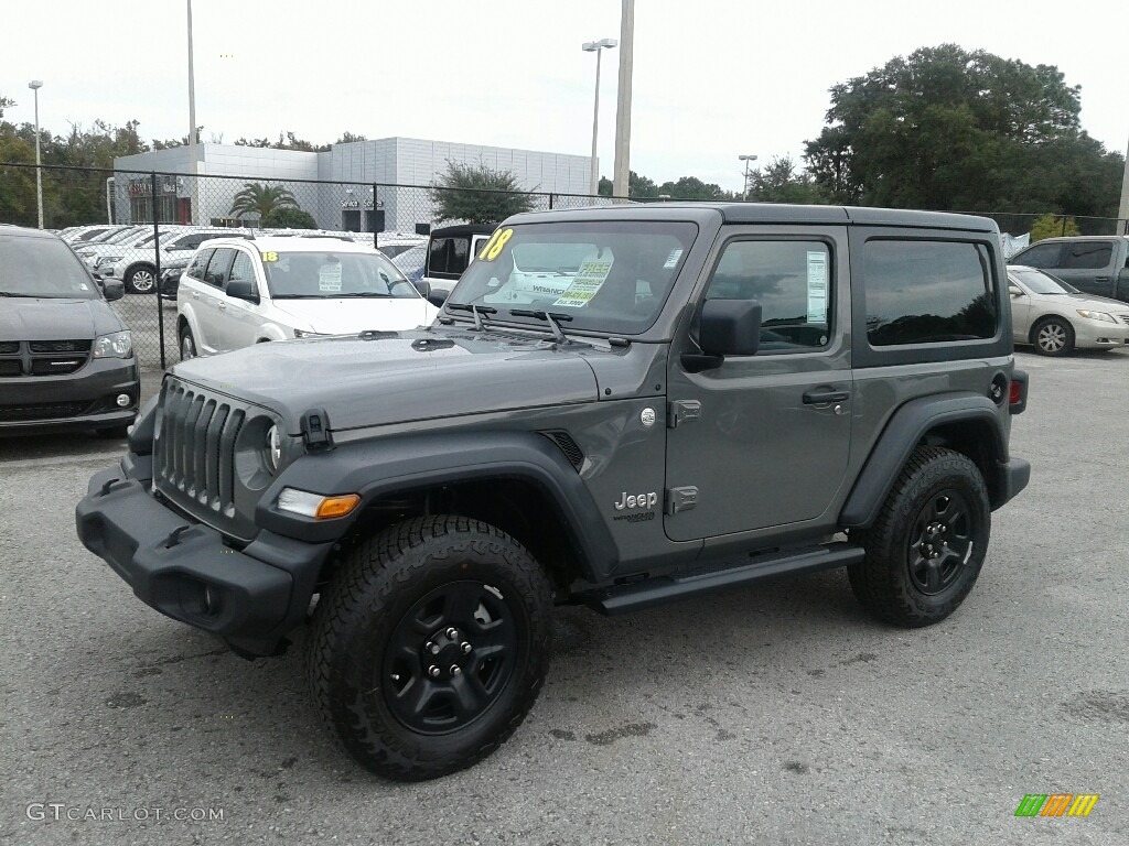 2018 Wrangler Sport 4x4 - Sting-Gray / Black photo #1