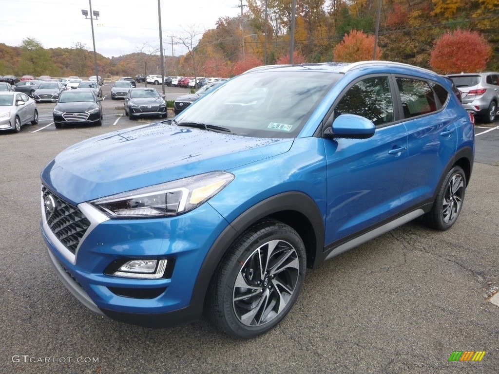 Aqua Blue 2019 Hyundai Tucson Sport AWD Exterior Photo #130289811