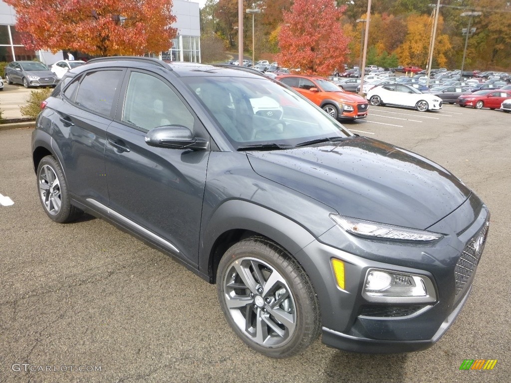 Thunder Gray 2019 Hyundai Kona Ultimate AWD Exterior Photo #130290872