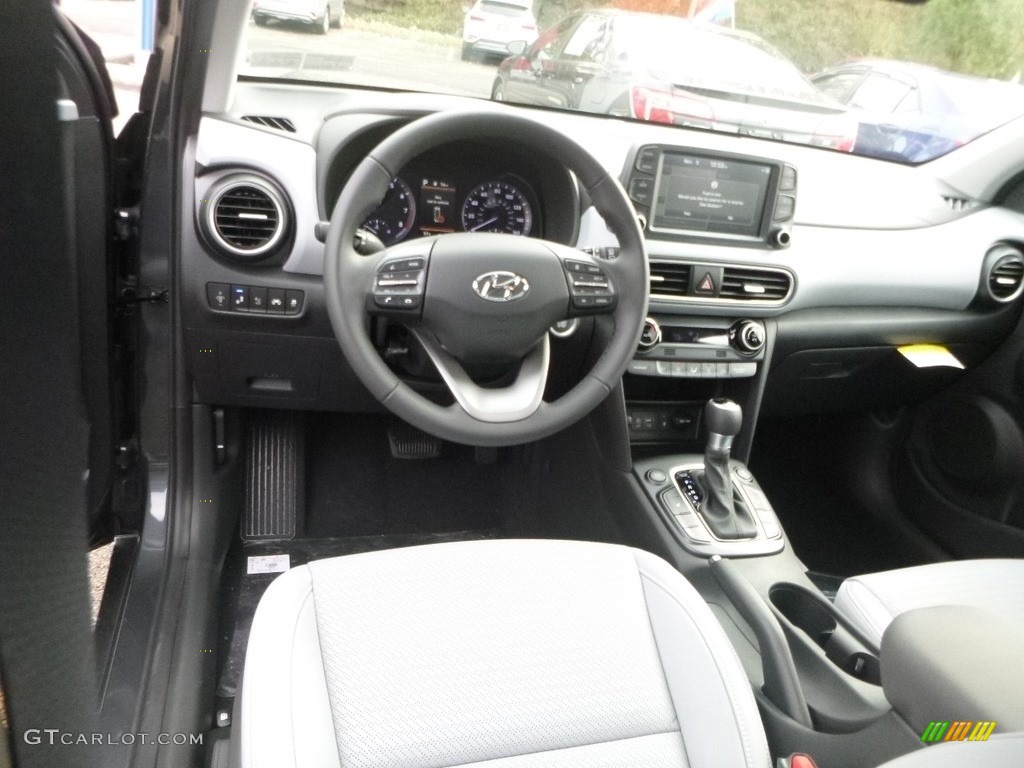 2019 Hyundai Kona Ultimate AWD Black Dashboard Photo #130291031