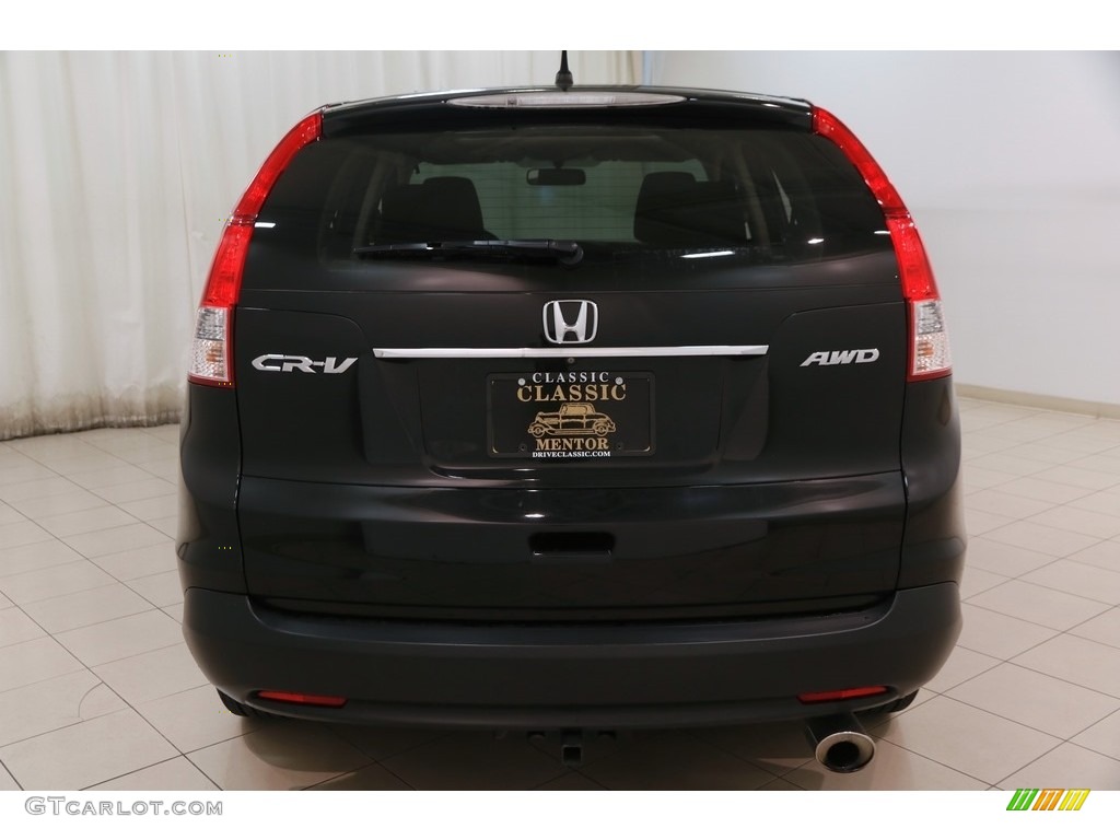 2014 CR-V EX AWD - Crystal Black Pearl / Black photo #18