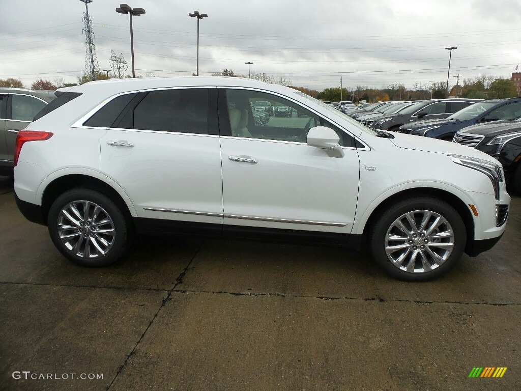 Crystal White Tricoat 2019 Cadillac XT5 Premium Luxury AWD Exterior Photo #130295141