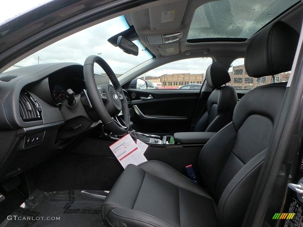 Black Interior 2019 Kia Stinger 2.0L AWD Photo #130303174