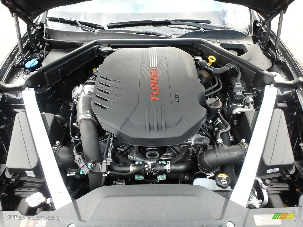 2019 Kia Stinger GT1 AWD 3.3 Liter GDI Turbocharged DOHC 24-Valve CVVT V6 Engine Photo #130303648