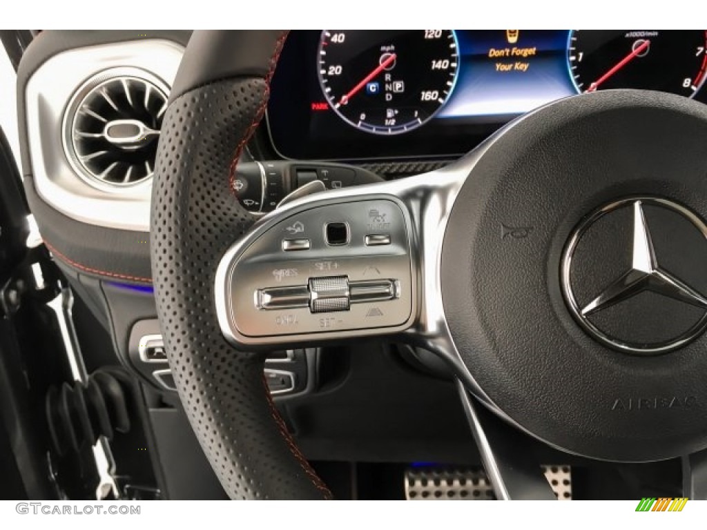 2019 Mercedes-Benz G 550 Black Steering Wheel Photo #130303913