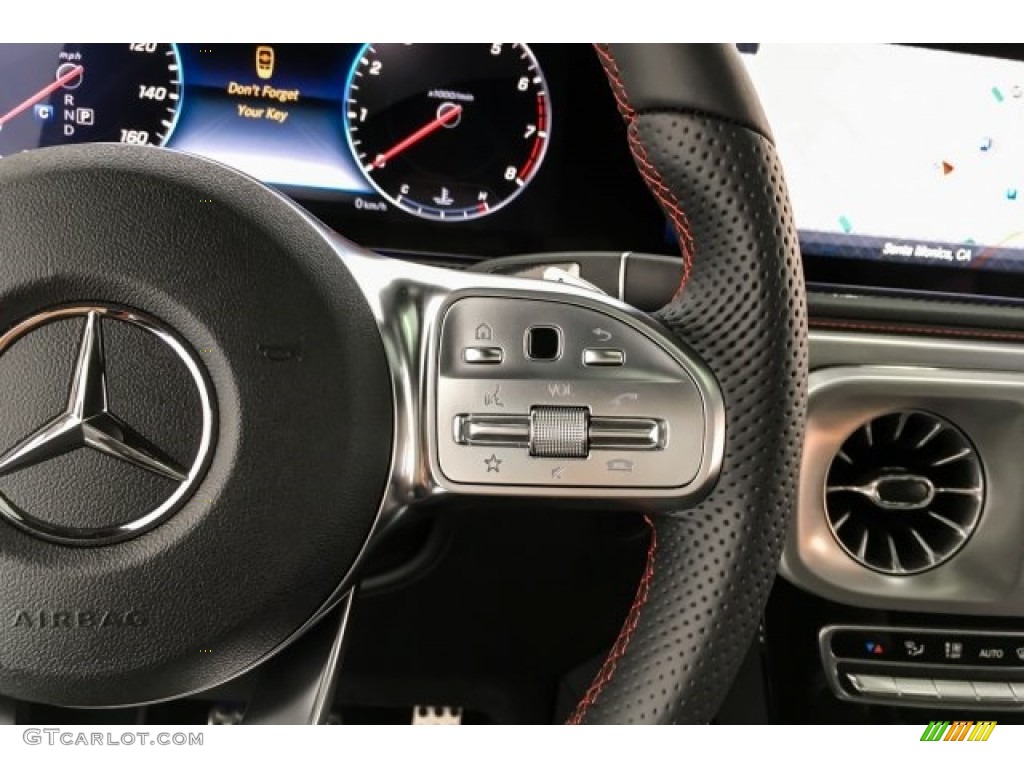 2019 Mercedes-Benz G 550 Black Steering Wheel Photo #130303936
