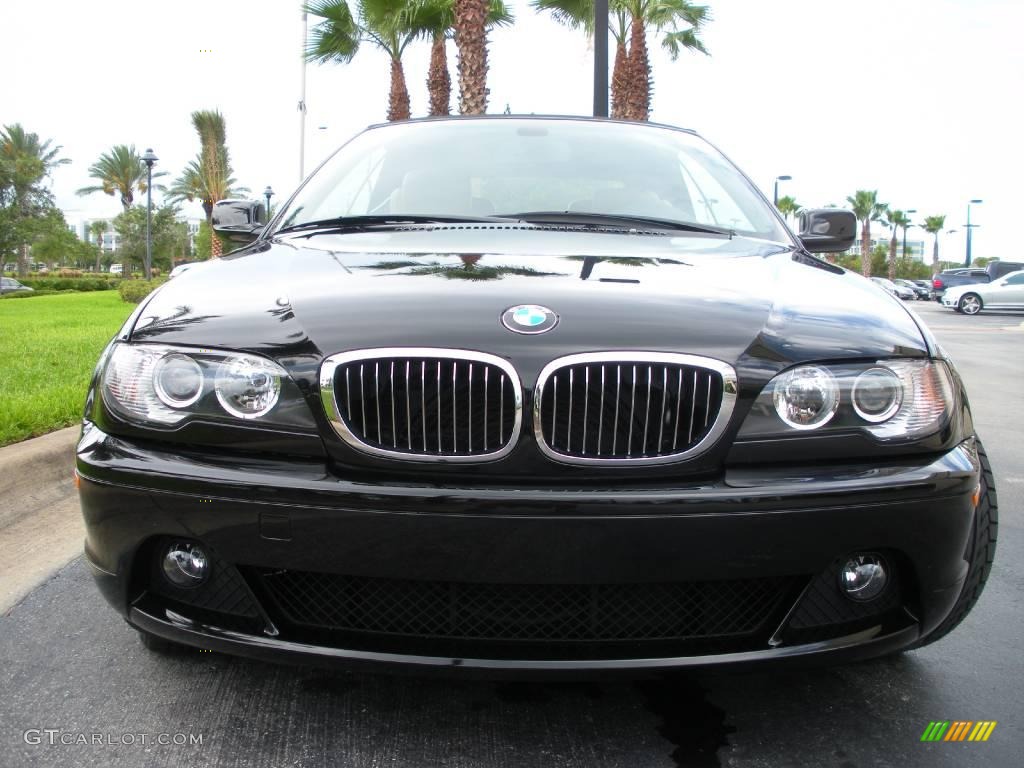 2006 3 Series 325i Convertible - Jet Black / Sand photo #3