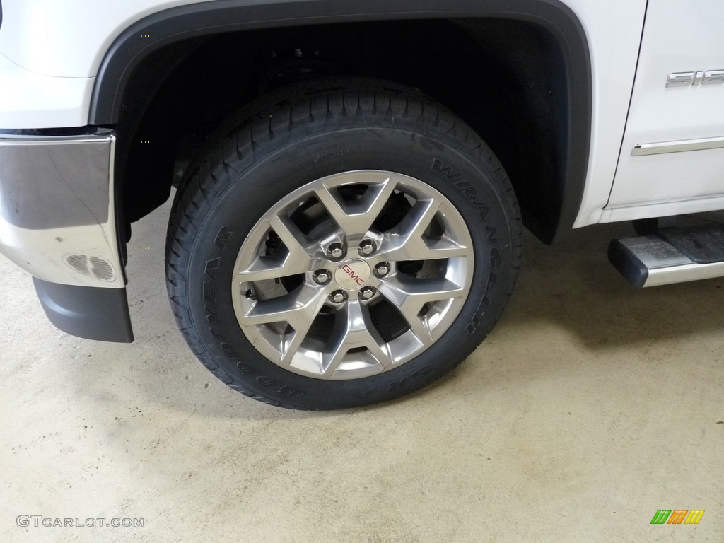 2018 Sierra 1500 SLT Crew Cab 4WD - Summit White / Cocoa/­Dune photo #5
