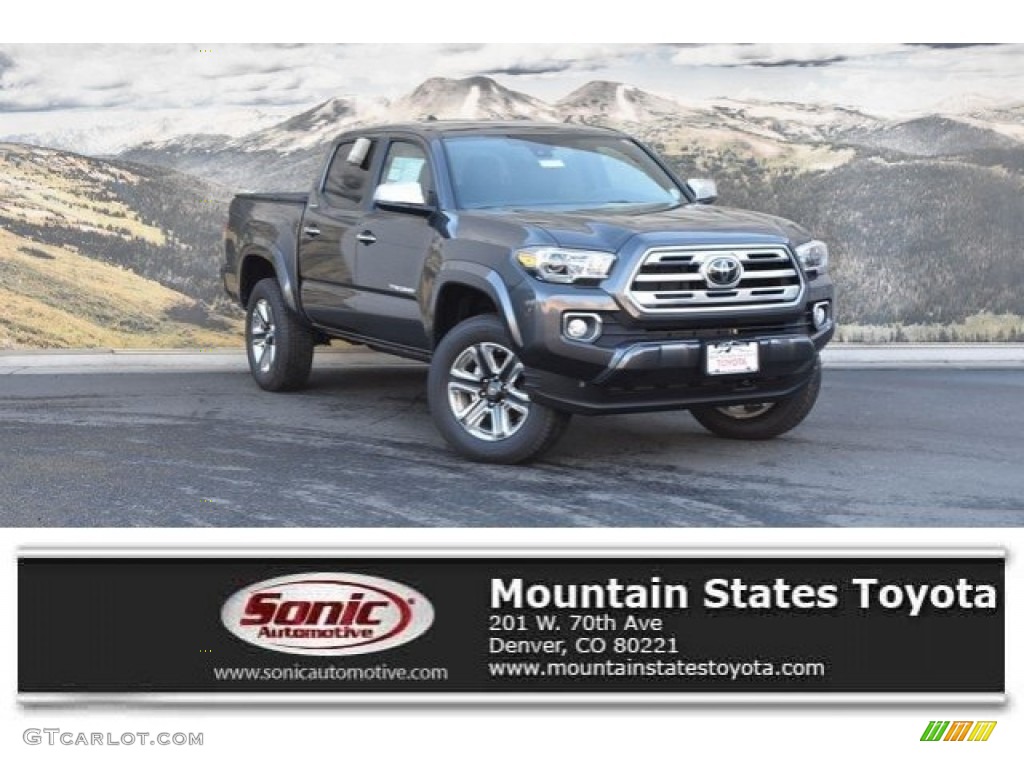 2019 Tacoma Limited Double Cab 4x4 - Magnetic Gray Metallic / Cement Gray photo #1