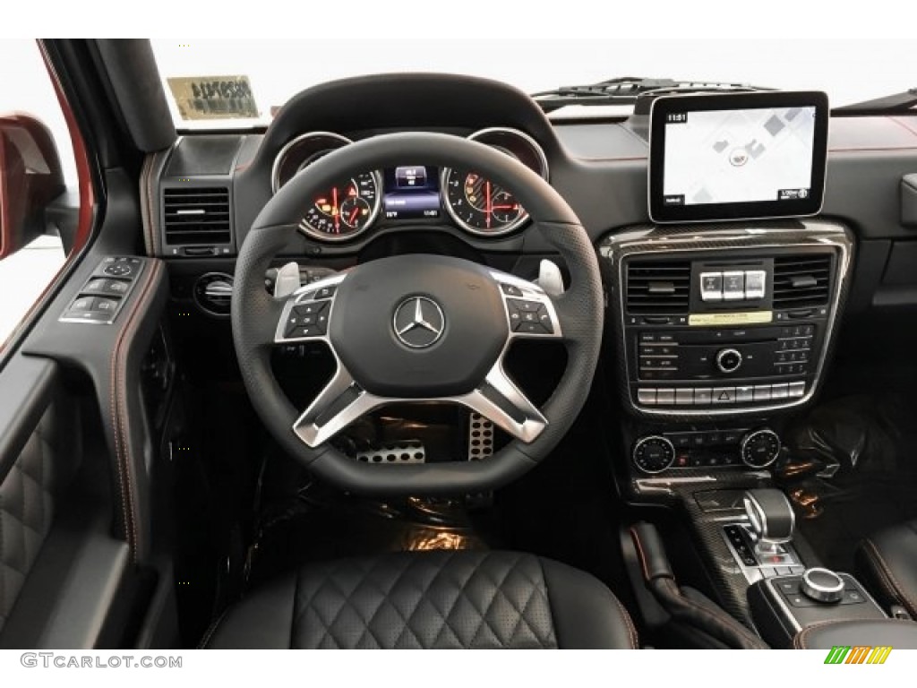2018 Mercedes-Benz G 63 AMG designo Black Dashboard Photo #130306006