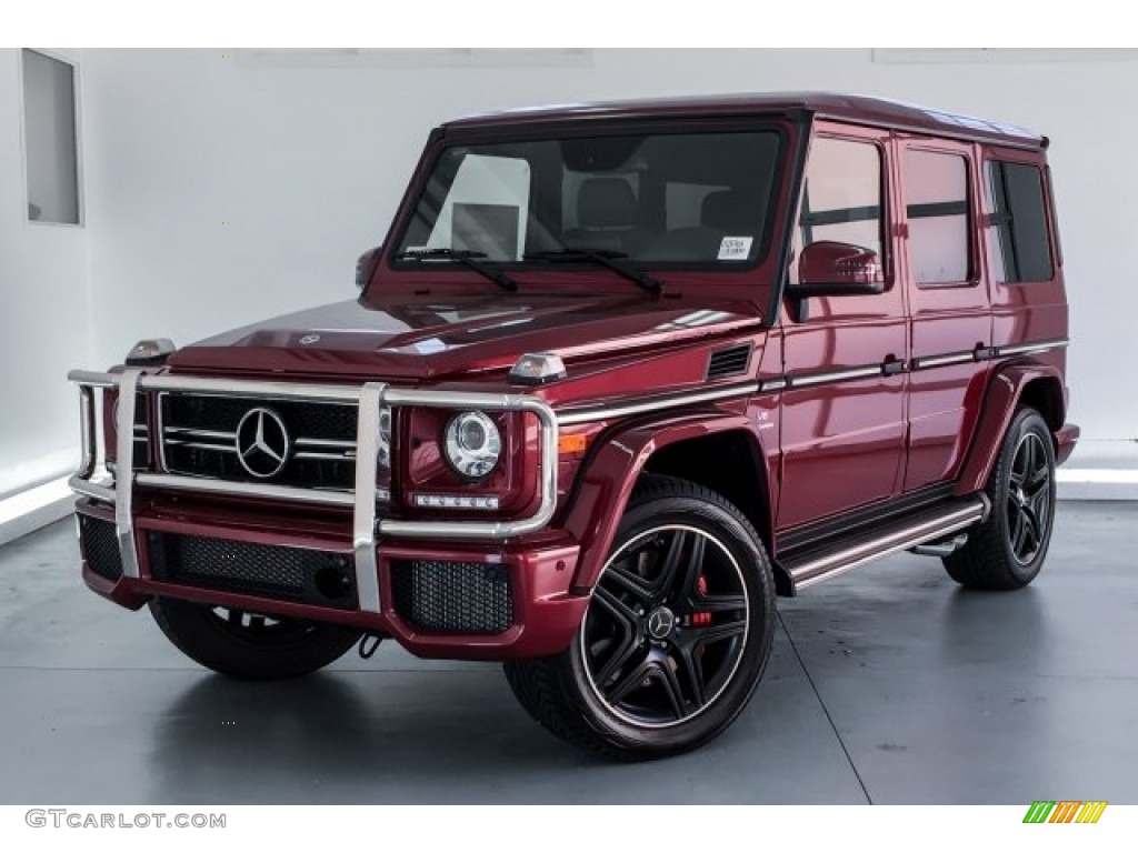 Storm Red Metallic 2018 Mercedes-Benz G 63 AMG Exterior Photo #130306168